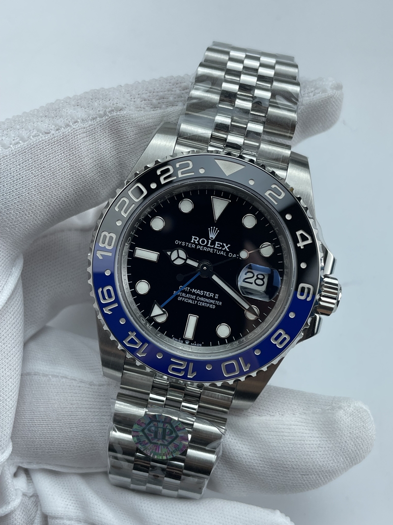 (준비완료/특급배송)NO.3454/롤렉스 배트걸 지엠티마스터2 126710BLNR QP공장